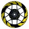Felgenaufkleber Chainsaw Gelb Glänzend