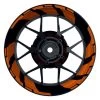 Felgenaufkleber Chainsaw Orange Matt -Motorradzubehör 0000241125011001 01