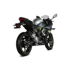 Auspuff ST06 Silber/carbon Für Kawasaki Z/Ninja 125