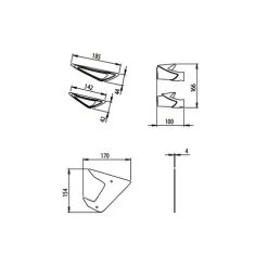 Puig Winglets Side Blau Für Yamaha MT-07 2018-2020 -Motorradzubehör 0000626134000027 505