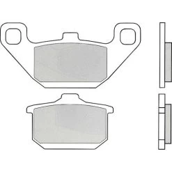 Brembo Bremsbeläge Organisch 07KA08.08 110,7/68,7x50,9/43,3x9,4/9,