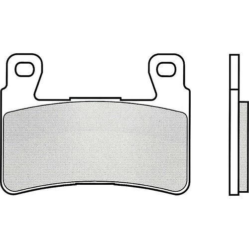 Brembo Bremsbeläge Organisch 07HO45.07 74,5x55,2x7,2mm 4 Brembo Bremsbeläge Organisch 07HO45.07 74,5x55,2x7,2mm – Bild 2