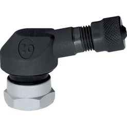 Ariete Reifenventilpaar Abgewinkelt Alu 11,3mm Schwarz