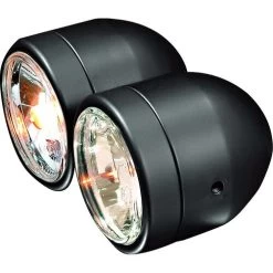 Doppelscheinwerfer 90 Mm Abblend-/Fernlicht H7/H4 Schwarz