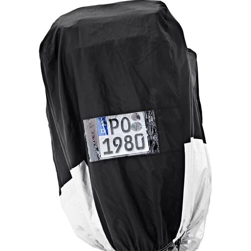 Polo Outdoor Abdeckplane Mit Fenster Schwarz/silber Größe L 5 Polo Outdoor Abdeckplane Mit Fenster Schwarz/silber Größe L – Bild 3