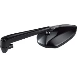Lenkerspiegel M10x1,25R+L+Harley ST01 Alu Schwarz