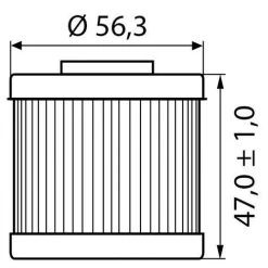 Ölfilter Einsatz OF151 Für Aprilia/BMW/Rotax/MZ....