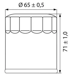 Ölfilter Patrone OF303 Für Honda/Kawasaki/Yamaha....