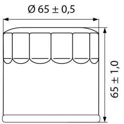 Ölfilter Patrone OF204 Für Honda/Kawasaki/Triumph/Yamaha....