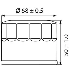Ölfilter Patrone OF147 Für Yamaha/Kymco