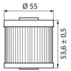 Ölfilter Einsatz OF123 Für Kawasaki