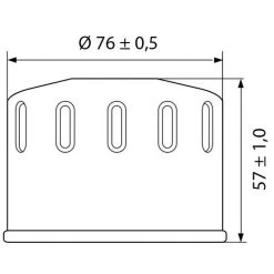 Ölfilter Patrone OF565 Für Aprilia/Gilera/Piaggio