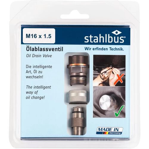 Ölablassventil M16x1.5, Komplettset 3 Ölablassventil M16x1.5, Komplettset