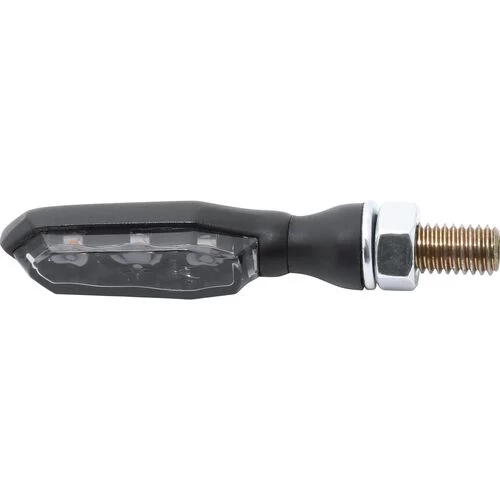 LED Blinkerpaar Sonic-X1 M8 Metall Schwarz, Getöntes Glas 3 LED Blinkerpaar Sonic-X1 M8 Metall Schwarz, Getöntes Glas