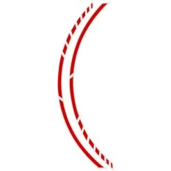 Felgenzierstreifen Racing 7mm Rot -Motorradzubehör de000537848