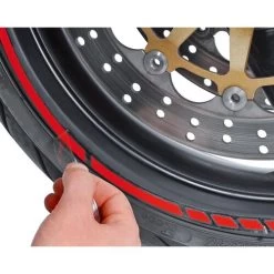 Felgenzierstreifen Racing 7mm Rot -Motorradzubehör de000537860