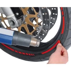 Felgenzierstreifen Racing 7mm Rot -Motorradzubehör de000537864