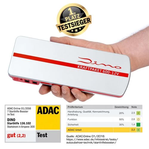 Starthilfegerät/Powerbank 5in1, 12V, 18Ah, 600A, 66,6Wh 4 Starthilfegerät/Powerbank 5in1, 12V, 18Ah, 600A, 66,6Wh – Bild 2