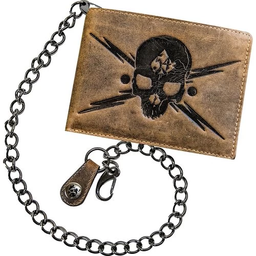 Börse Quer Mit Kette "Absinth" Antikbraun 4 Börse Quer Mit Kette "Absinth" Antikbraun – Bild 2