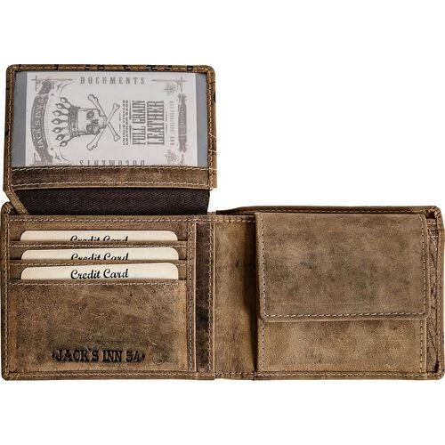 Börse Quer Mit Kette "Absinth" Antikbraun 6 Börse Quer Mit Kette "Absinth" Antikbraun – Bild 4