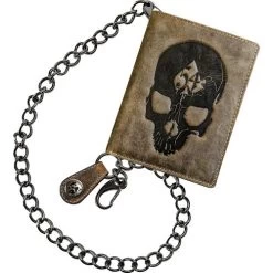 Börse Hoch Mit Kette "Havanna" Antikbraun -Motorradzubehör de000607147