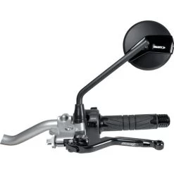 Lenkerspiegel M10x1,25R Crispy Schwarz Rechts -Motorradzubehör de000608388