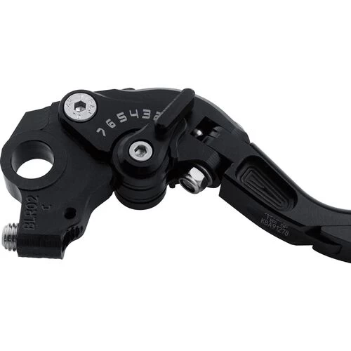 MIZU Bremshebel Einstellbar/klappbar GP Alu BLR02 Schwarz 4 MIZU Bremshebel Einstellbar/klappbar GP Alu BLR02 Schwarz – Bild 2