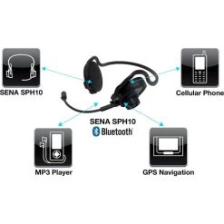 Sena SPH10 Bluetooth Headset Single Pack