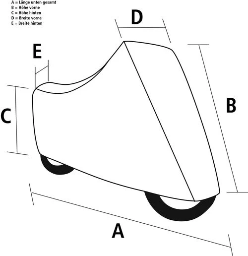 Polo Outdoor Abdeckplane We Care For Your Ride Unive 246/120/93cm 3 Polo Outdoor Abdeckplane We Care For Your Ride Unive 246/120/93cm