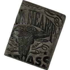 Börse Hoch Mit Kette "Black Way" Vintage Schwarz