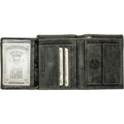 Börse Hoch Mit Kette "Black Way" Vintage Schwarz -Motorradzubehör de000664722