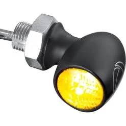 Atto® Dark LED Metall Blinker M5 Schwarz -Motorradzubehör de000667870
