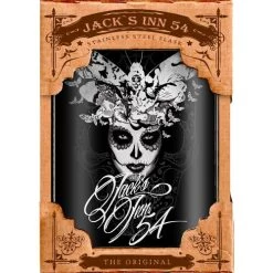 Flachmann "Mariposa Muerta" Orange