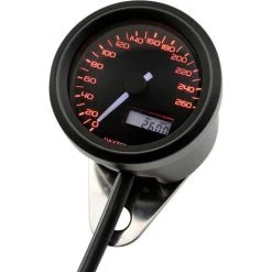 Daytona Tacho Velona Ø48mm Bis 260 Km/h Schwarz -Motorradzubehör de000759448