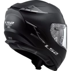 LS2 Challenger Schwarz Integralhelm