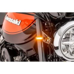 LED Blinkerpaar Conero M8 Alu Schwarz -Motorradzubehör de000781397