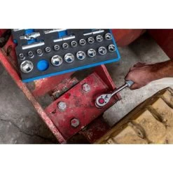 MES Blau Steckschlüsselsatz Mit 1/2" Knarre 29teilig