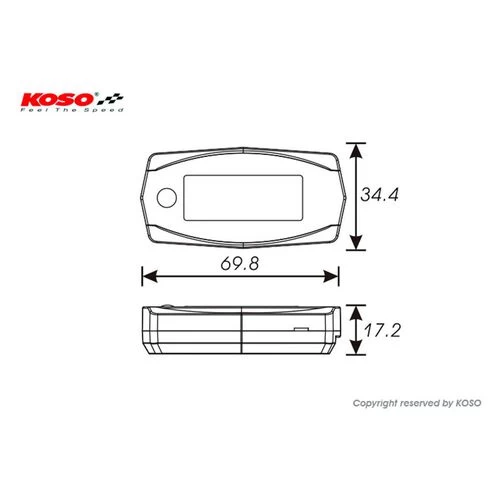 LCD Drehzalmesser Mini 4 Mit Batteriebetrieb 3 LCD Drehzalmesser Mini 4 Mit Batteriebetrieb