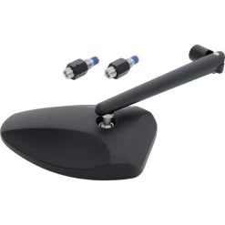 Lenkerspiegel M10x1,25R+L Ferrara 2 Alu Schwarz