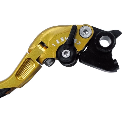 MIZU Kupplungshebel Einstellbar/klappbar GP Alu KTL4 Gold 4 MIZU Kupplungshebel Einstellbar/klappbar GP Alu KTL4 Gold – Bild 2