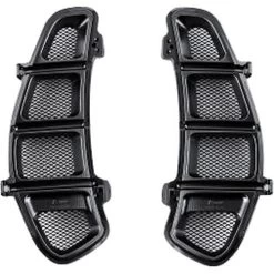 Verkleidungsteil Alu Lufteinlassgitterpaar ZVP012B Schwarz