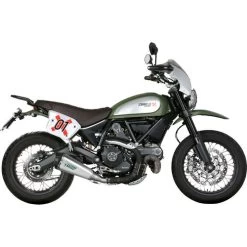 Delta Race Auspuff Silber D.035.KDRX Für Duc Scrambler 800