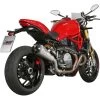 Delta Race Auspuff Silber D.041.KDRX Für Ducati Monster -Motorradzubehör de000849029