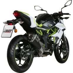 Delta Race Auspuff Schwarz Für Kawa Z/Ninja 125 2018-2020