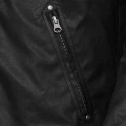 Retro-Style Textiljacke 1.0 Schwarz -Motorradzubehör de000880418