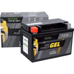 Batterie Bike Power Gel Geschlossen YTX9-BS 12V, 8Ah