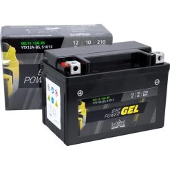 Batterie Bike Power Gel Geschlossen YTX/YT12A-BS 12V, 10Ah