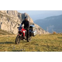 4P Seitenkoffer Terra Aluminium TR47 Silber Links -Motorradzubehör de000925787