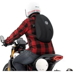 Rucksack Hartschale 24 Liter Stauraum Schwarz -Motorradzubehör de000935422