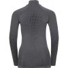 Odlo Turtle Neck Performa Damen Langarmshirt Mit Zipper Grau -Motorradzubehör de000958046